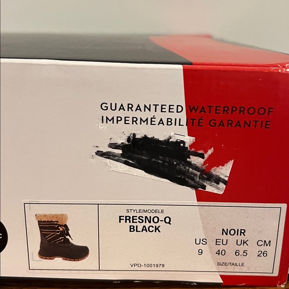 Cougar Women's Black and Tan Winter Boots - Picture 11 of 12